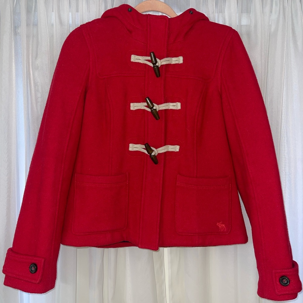 Red Abercrombie & Fitch Coat